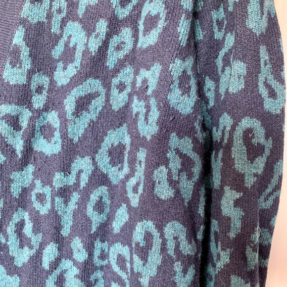 Banana Republic Merino Wool Leopard Long Cardigan - Picture 4 of 6
